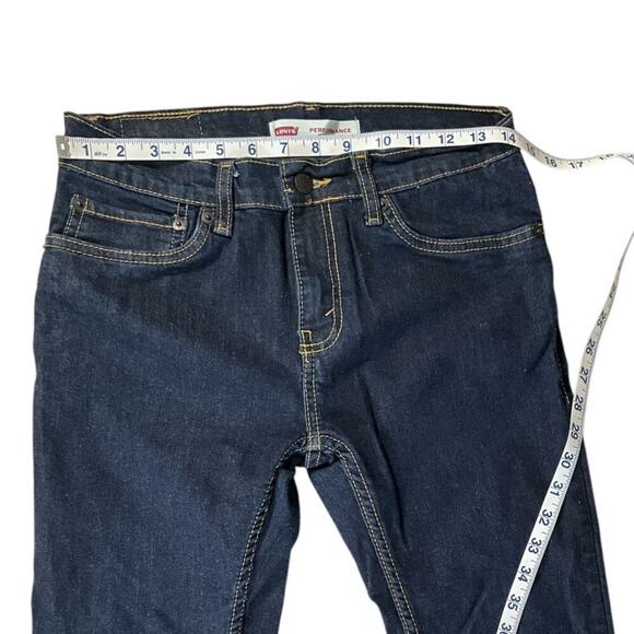 Levis 511 Performance Slim Boys Size 16 Reg 28x28 Dark Wash Stretch Youth - Picture 10 of 10